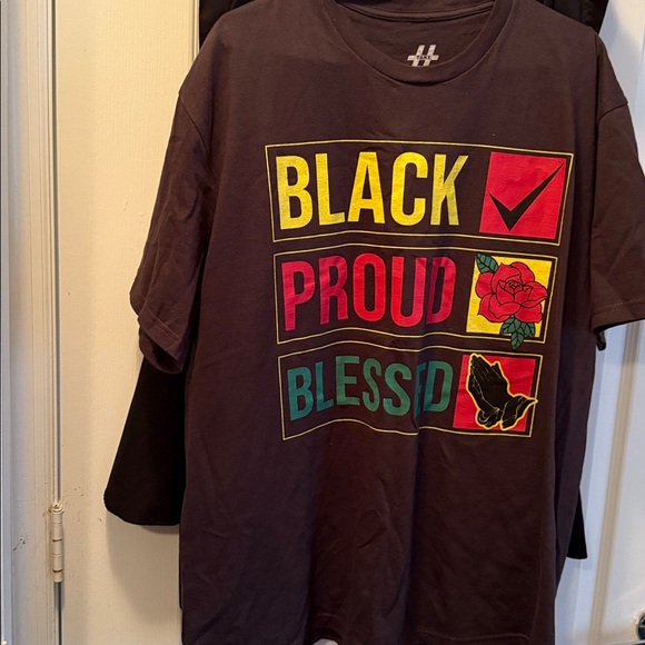 Black Proud Blessed Graphic Tee - Picture 4 of 4